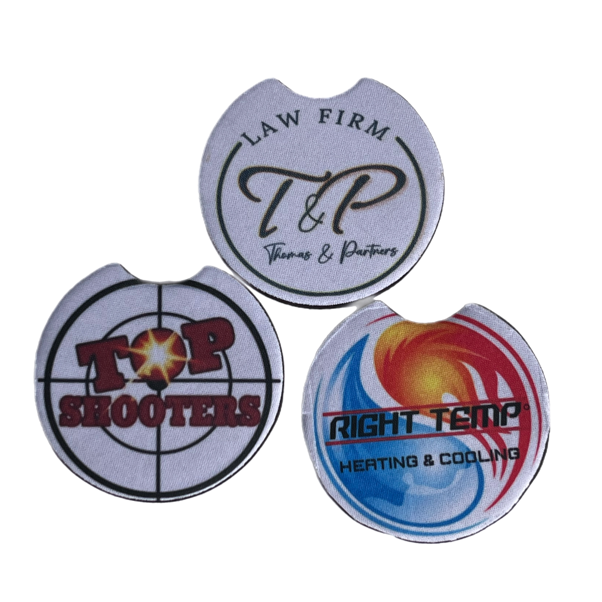 5 Pack Custom Car Coasters