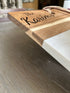 Marble & Wood Cutting Board/Coaster Set