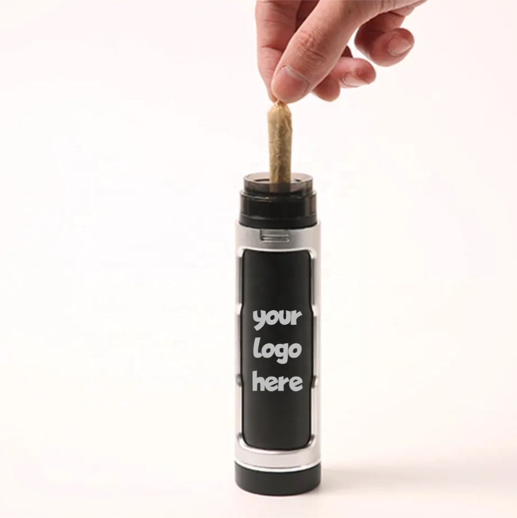 Custom Logo Herb Grinder/Roller With Storage Case