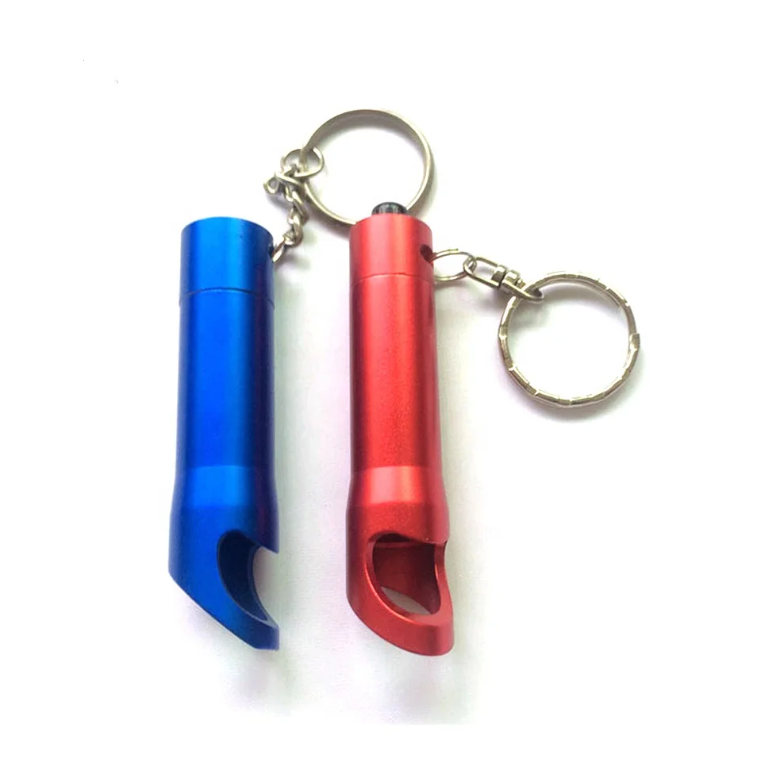 Clip 3 LED Bottle Opener Flashlight Keychain