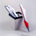 Ballpoint Custom White Square Plastic Pen
