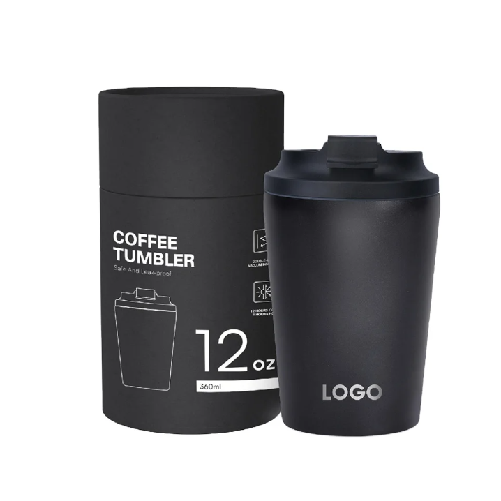 12oz Thermal Insulated Leak Proof Tumbler Stainless Steel Mug
