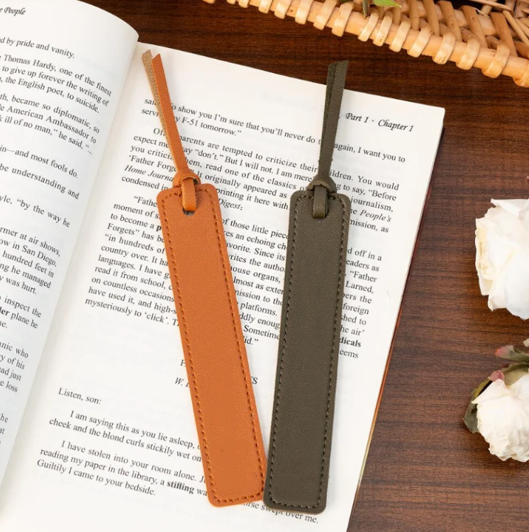 Leather Book Marker Tassel With Custom Logo