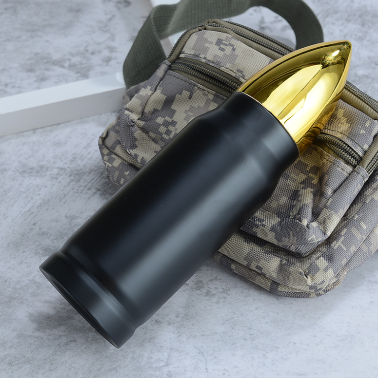 Custom Logo Bullet Shape Tumbler Stainless Steel Metal