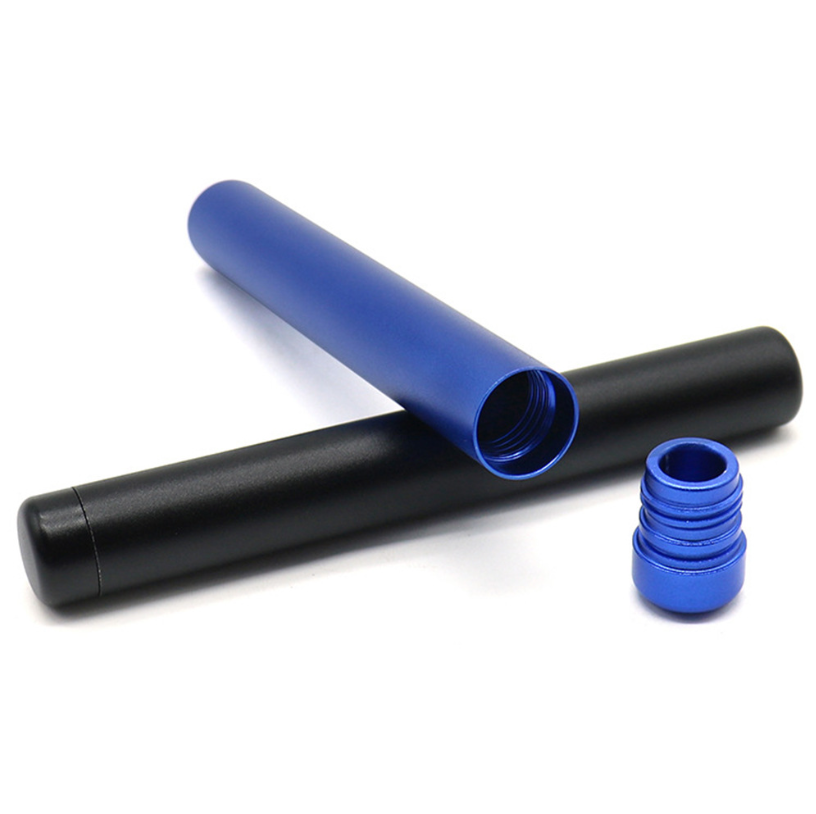 Metal Custom Logo  Waterproof Storage Tube