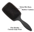 Black Detangler Brush With Custom Logo