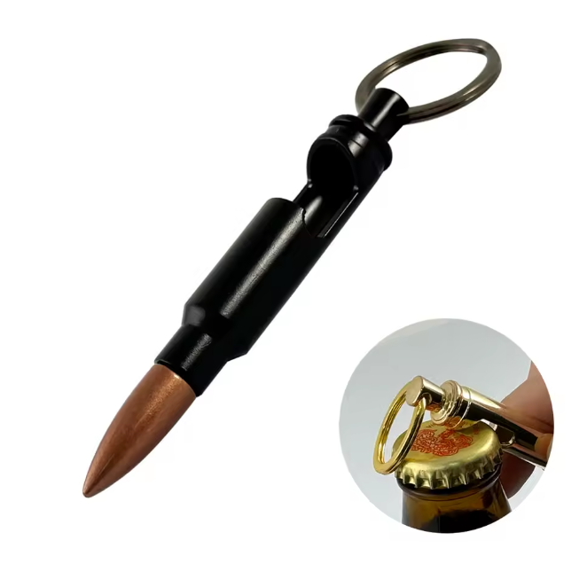 Bullet Logo Keychain Bottle Opener
