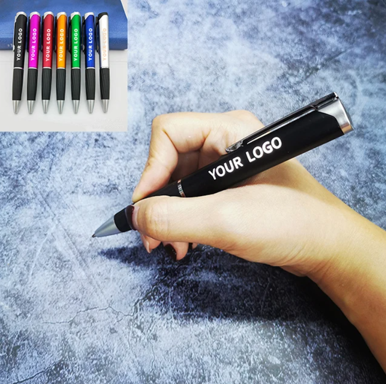 Customized Laser logo Pen Led Light Pen