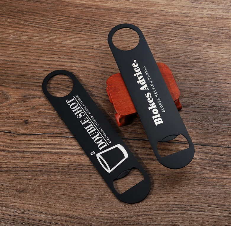 Custom Logo Stainless Steel Flat Bottle Opener
