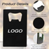 Custom Logo Stainless Steel Card Metal Beer Bottle Opener