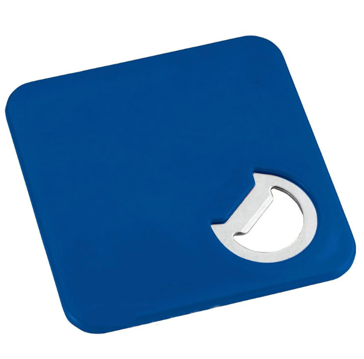 Custom Engeaved Logo Bottle Opener Coasters