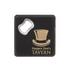 Leather Custom  Engraved Logo Coaster &Bottle Opener