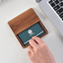 Natural Custom Engraved Wood Business Card Holder