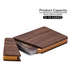 Natural Custom Engraved Wood Business Card Holder