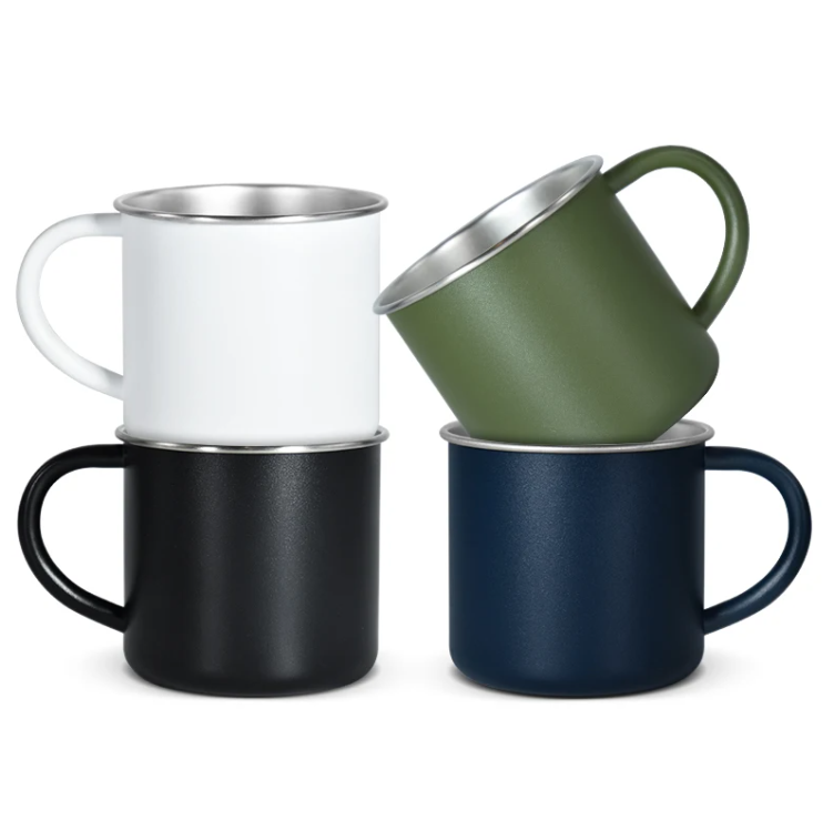 Metal Mug Custom Logo