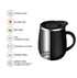 16oz Stainless Steel Coffee Cup  With Handle Lid