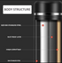 Intelligent Digital Termos LED 17 oz. Temperature Display Water Bottle