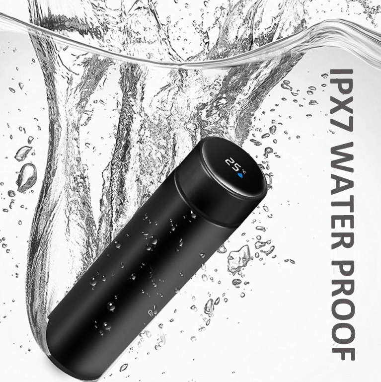 Intelligent Digital Termos LED 17 oz. Temperature Display Water Bottle