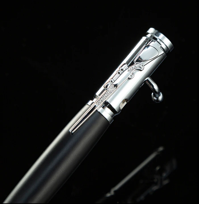 Bullet Shaped Bolt Action Tactical Pen Rifle Design Clip Metal Luxury Gun Pen