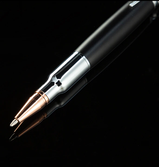 Bullet Shaped Bolt Action Tactical Pen Rifle Design Clip Metal Luxury Gun Pen