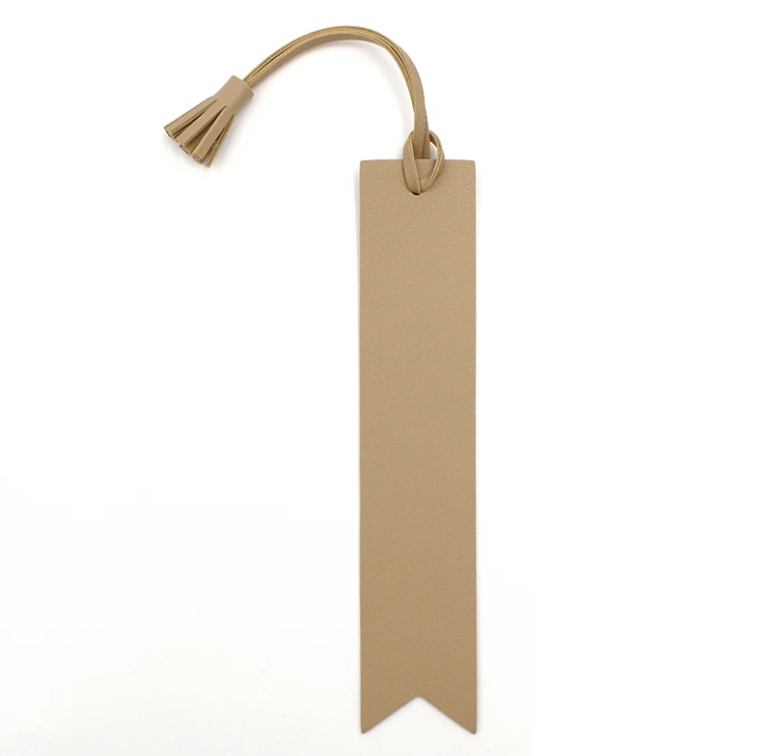5 Piece Leather Tassel Bookmark With Custom Logo's