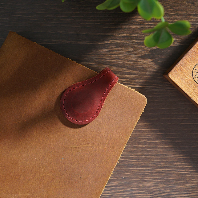 Leather Bookmark With Custom Logo