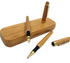 Natural Bamboo Ballpoint Pen with Matching Case
