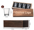 Custom Logo Shot Glasses With Wood Storage Box