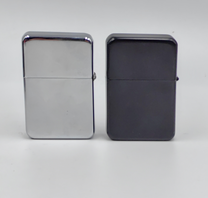 Custom Windproof Lighter Matte Black