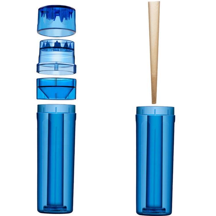 Custom Logo Plastic Grinder & Pre-Roller/Holder