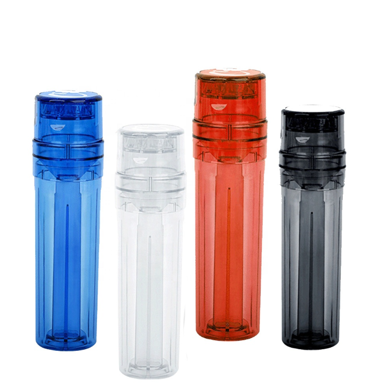 Custom Logo Plastic Grinder & Pre-Roller/Holder