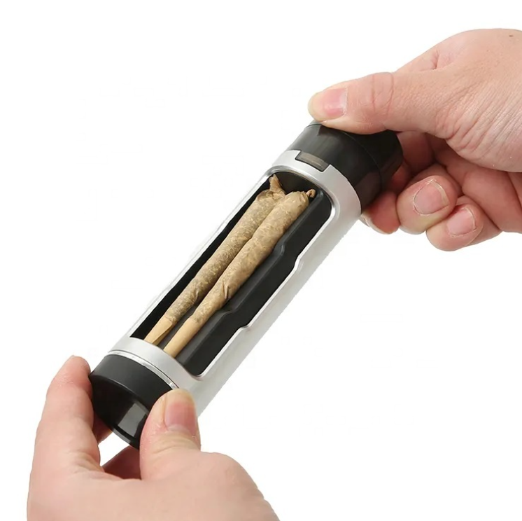 Custom Logo Herb Grinder/Roller With Storage Case