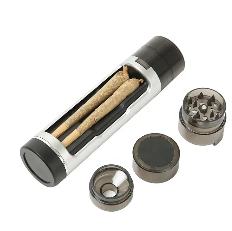 Custom Logo Herb Grinder/Roller With Storage Case