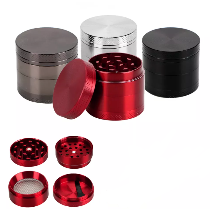40mm 4-Piece Metal Grinder Custom Engrave Logo