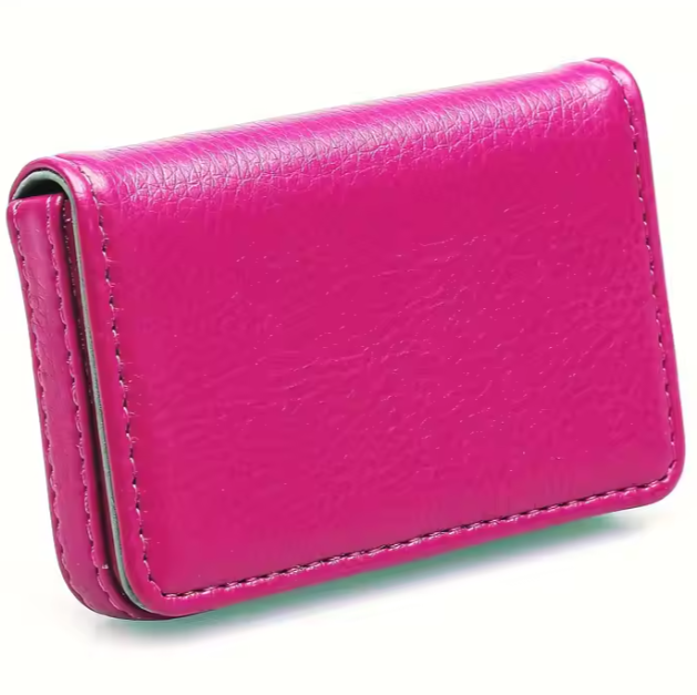 Leather Gift Name Card Holder Case