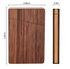 Natural Custom Engraved Wood Business Card Holder