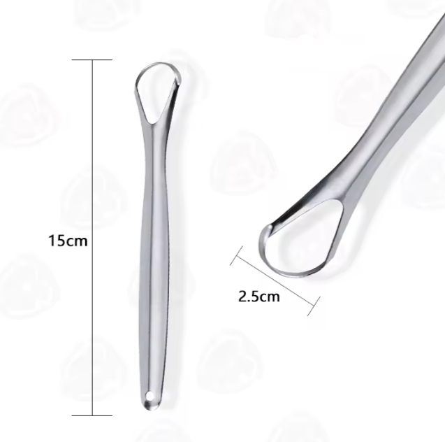 Stainless Steel Tongue Scrapper Custom Logo Kit
