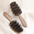 Custom Logo Curly Hairbrush Nylon Mix